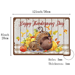 Metall-Eisen-Schild-Plakat&nbsp;AJEW-WH0157-601