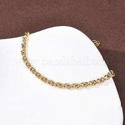 Браслеты-цепочки из нержавеющей стали 304&nbsp;BJEW-P376-03G