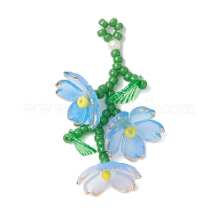 Подвески из акриловых цветов&nbsp;PALLOY-TA00252