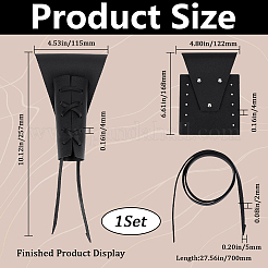 Ножны для ножей и мечей из искусственной кожи&nbsp;AJEW-WH20001-90A-01