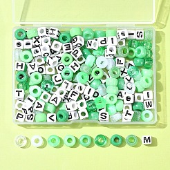 Прозрачные и непрозрачные акриловые бусины&nbsp;KY-FS0001-26B