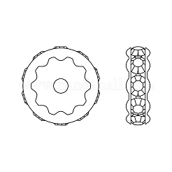 Оправы из кристаллов preciosa® maxima с несколькими камнями&nbsp;X-PRC-MA4-00030-G