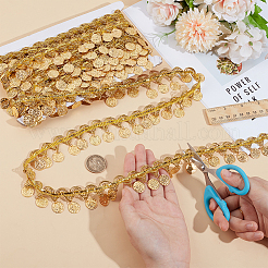 Лента из полиэфирного кружева с бахромой&nbsp;OCOR-WH0112-016A