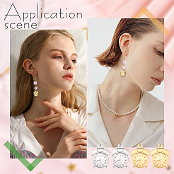 16 шт. 2 цвета 201 нержавеющая сталь подвески для машинной полировки&nbsp;STAS-DC0011-84