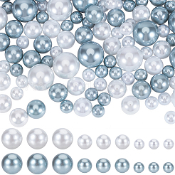 150 шт. 2-х цветные бусины из АБС-пластика с имитацией жемчуга&nbsp;KY-SP0001-63A