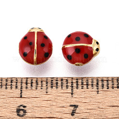 925 бусина из стерлингового серебра с эмалью&nbsp;STER-T008-66G