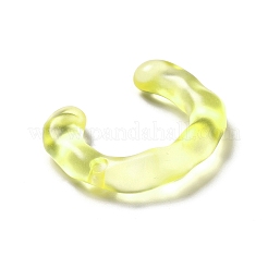 Подвески с алфавитом из прозрачной смолы&nbsp;RESI-C028-02C