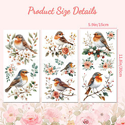 3 foglio 3 stili adesivi decorativi impermeabili in pvc&nbsp;DIY-WH0404-717