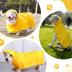 Imperméable pour animaux en PU&nbsp;AJEW-WH0596-799