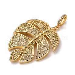 Ottone micro spianare pendenti zirconi&nbsp;KK-U076-07G
