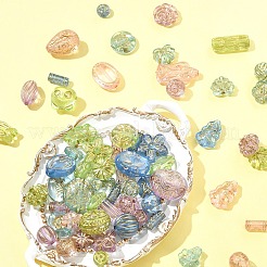 100 г прозрачных акриловых бусин&nbsp;OACR-FS0002-01