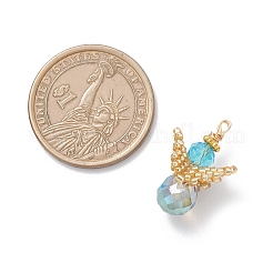 Стеклянные подвески&nbsp;PALLOY-MZ00955-02