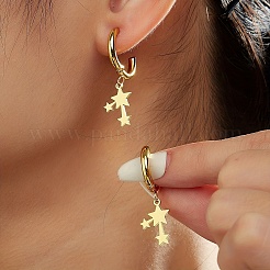 Pendientes de aro de acero inoxidable 201&nbsp;EX0803