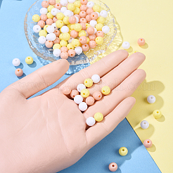 30g 3 couleurs perles acryliques opaques&nbsp;MACR-YW0003-44C
