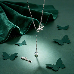 4 pz 925 decorazioni pendenti in argento sterling&nbsp;HJEW-PH02566