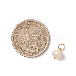 6 шт. подвески в виде картофеля из натурального пресноводного жемчуга двух цветов с фурнитурой из нержавеющей стали 304.&nbsp;PALLOY-JF04943