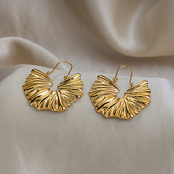 Pendientes de aro de acero inoxidable 304&nbsp;LD4971