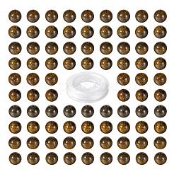 Perline rotonde in bronzite naturale da 100 pz 8 mm&nbsp;DIY-LS0002-47