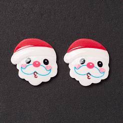Cabujones de resina opaca con motivos navideños&nbsp;CRES-P022-03