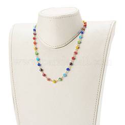 Collana con ciondolo a catena in ottone&nbsp;NJEW-JN03538