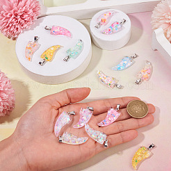 15 шт. подвески из светящейся смоляной пайетки&nbsp;RESI-TA0004-20A