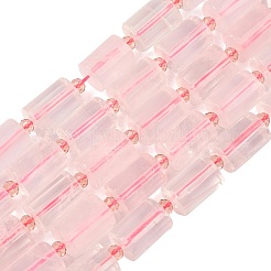 Природного розового кварца нитей бисера&nbsp;G-G453-E12-10x14mm