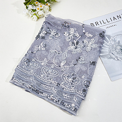 Съемные свадебные кружевные шали из полиэстера&nbsp;AJEW-WH0696-305A
