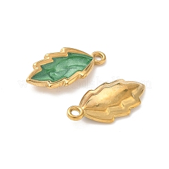 Подвески из нержавеющей стали 304 с эмалью&nbsp;STAS-I346-10G-02