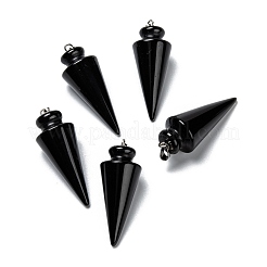Natürlichen Obsidian Anhänger&nbsp;G-K311-47B