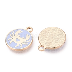 Emaille Anhänger Legierung&nbsp;ENAM-Q002-06G-02