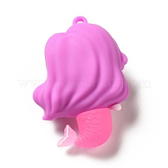 PVC-Anhänger in Meerjungfrauenform&nbsp;KY-E012-06B