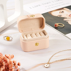 1 Stück rechteckige Aufbewahrungsboxen für Schmuck aus PU-Kunstleder&nbsp;PAAG-TA0001-01B