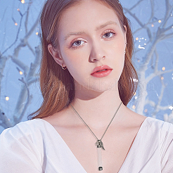 2 шт. прозрачная пластиковая трубчатая коробка и подвеска из сплава с отпечатком лапы и крыльями&nbsp;NJEW-DR00026