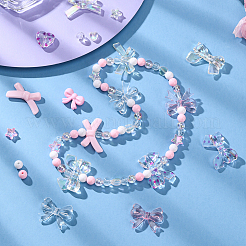 430шт 15 стиля непрозрачные и прозрачные акриловые бусины&nbsp;MACR-SC0002-29