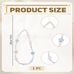 1 шт. ремешки для мобильного телефона из ПВХ и фарфора&nbsp;AJEW-LP0005-15