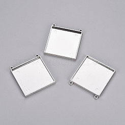 2 отверстия сеттинги тибетского стиля для подвески и кабошона&nbsp;LS-TIBEP-LF11211YKG-P-LF