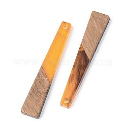 Pendentifs en bois de résine et de noyer&nbsp;RESI-S389-043A-A01