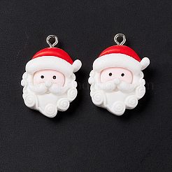 Pendentifs en résine opaque sur le thème de noël&nbsp;LS-FIND-E025-14