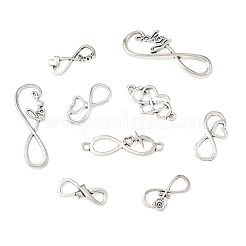 Fascini del connettore della lega di stile tibetano di 80pcs 8 stili&nbsp;FIND-CJ0006-04
