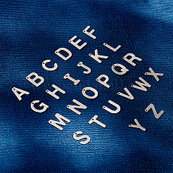 Подвески в виде букв алфавита из нержавеющей стали 304&nbsp;STAS-PH0019-70