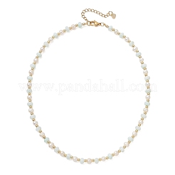 Ожерелья из бусин-ронделей из натурального жемчуга и ракушек&nbsp;NJEW-JN05852