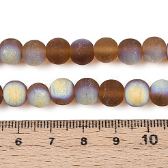 Матовые прозрачные стеклянные бусины&nbsp;GLAA-T032-T8mm-MBB23