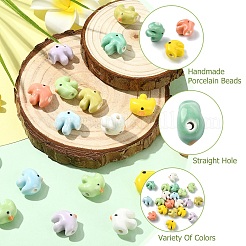 10 шт. фарфоровые керамические бусины ручной работы&nbsp;PORC-YW0001-79