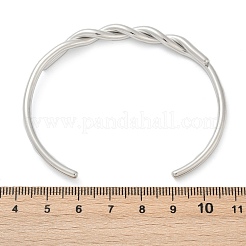 Браслеты-манжеты из нержавеющей стали 304 для женщин&nbsp;BJEW-F497-01P