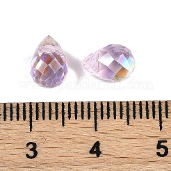 Гальванические стеклянные бусины&nbsp;EGLA-C008-01A-AB02