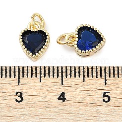 Echte 18k vergoldete Messing-Intarsien-Anhänger aus Zirkonia&nbsp;ZIRC-L100-074G-01