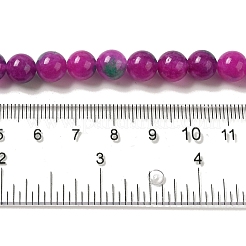 Naturales teñidos abalorios de jade blanco hebras&nbsp;G-M402-C03-20