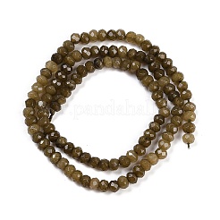 Chapelets de perles de jade blanche naturelle&nbsp;G-Z069-01Y