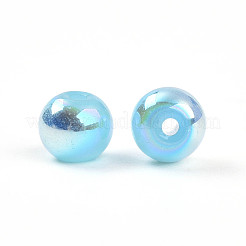 Perles de verre nacrées électrolytiques&nbsp;EGLA-T021-14A-07