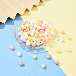 30g 3 couleurs perles acryliques opaques&nbsp;MACR-YW0003-44C